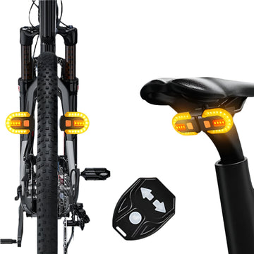 Bicycle Turn Signal Tail Light with Remote